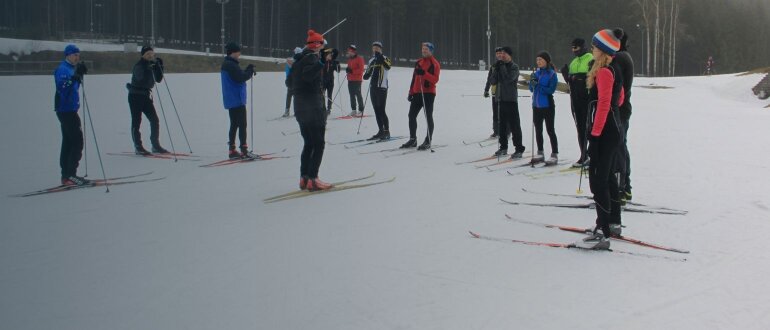 Odpolední kurz běhu na lyžích, Vysočina Arena - klasika